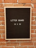 16 x 20 Black Letter Board