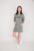 Brunette Hoodie Dress Grey